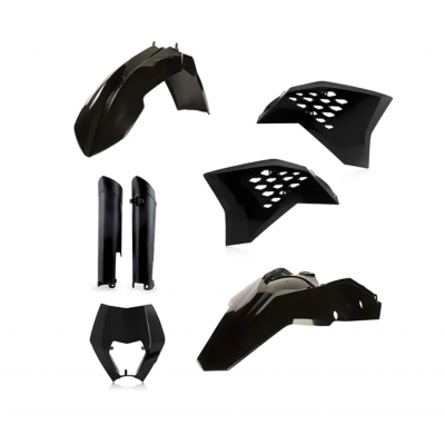 Σετ πλαστικά μοτοσυκλέτας ACERBIS για KTM EXC/EXC-F 08-11 Black